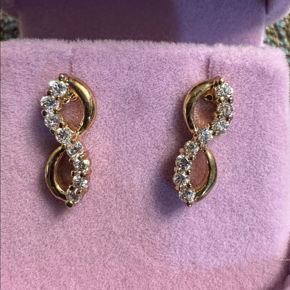 308 Swarovski Crystal Elements Post Earrings - image 1